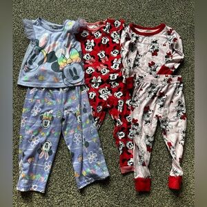Disney Kids Pajama Set - Multicolor Mickey and Minnie